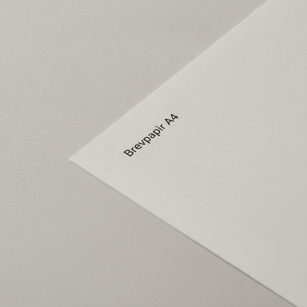 Brevpapir A4 — billede 1